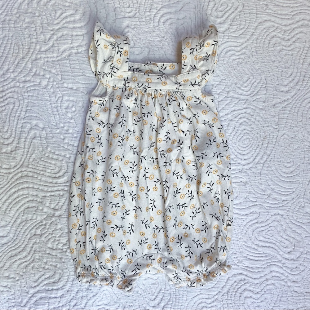 Baby Gap Organic Cotton Sunflower Romper